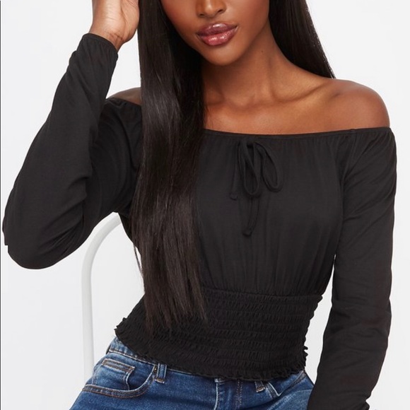 Black off shoulder shirt! - Picture 1 of 2